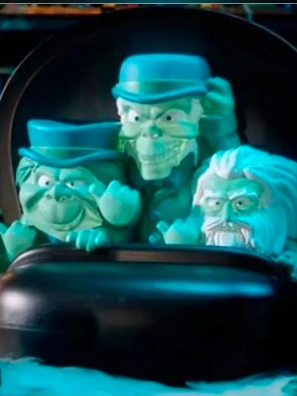 Haunted Mansion Hitchhiking Ghosts Light Up  Doom Buggy NWT